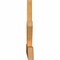 Ekena Millwork Saratoga Rough Sawn Timber Gable Bracket, Western Red Cedar, 108"W x 22"H x 2"D x 4"F, 5/12 Pitch GBW108X22X0204SAR00RWR - alternate 2
